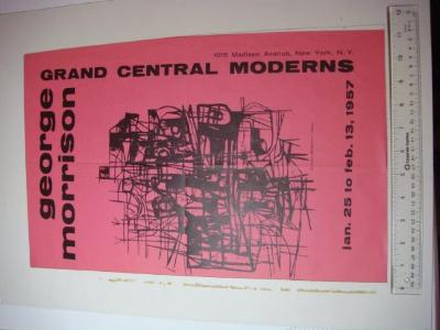 George Morrison Exhibition Poster