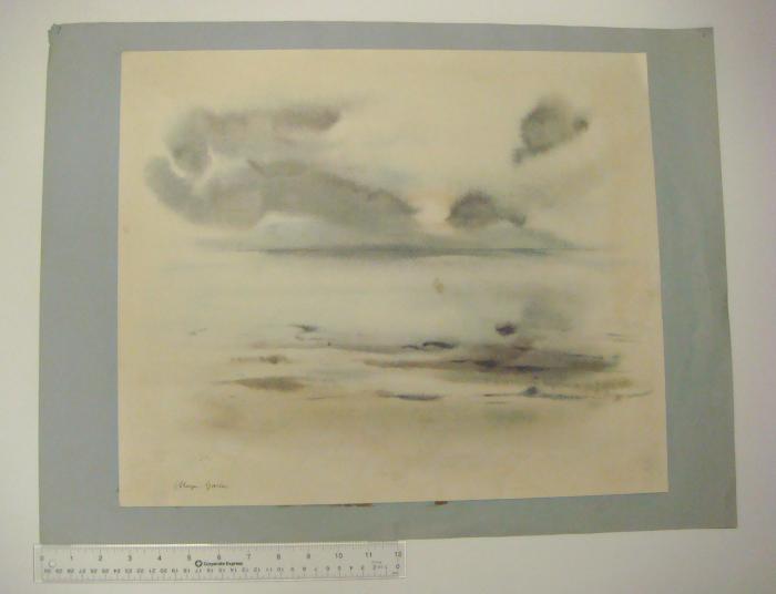 Seascape with Dark Clouds